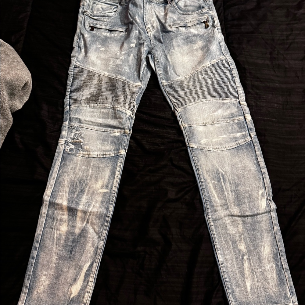 Biker jeans